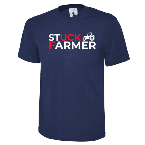 Farmers To Action Stuck Farmer - T-Shirt (Unisex) Thumbnail