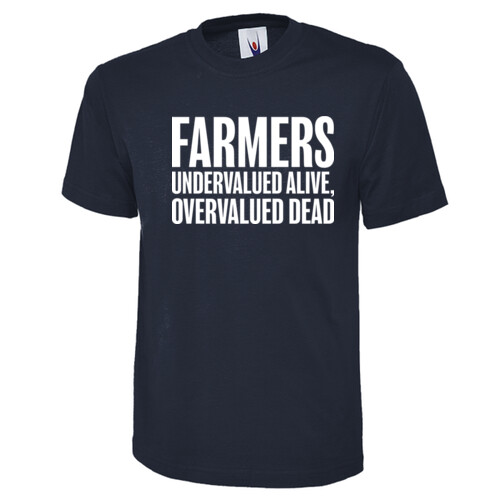Undervalue Farmers - T-Shirt (Unisex) Thumbnail